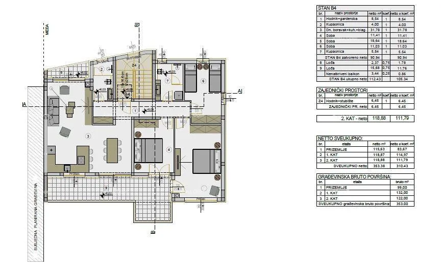 stan štinjan – stan u novogradnji, 105,34 m² - slika 12