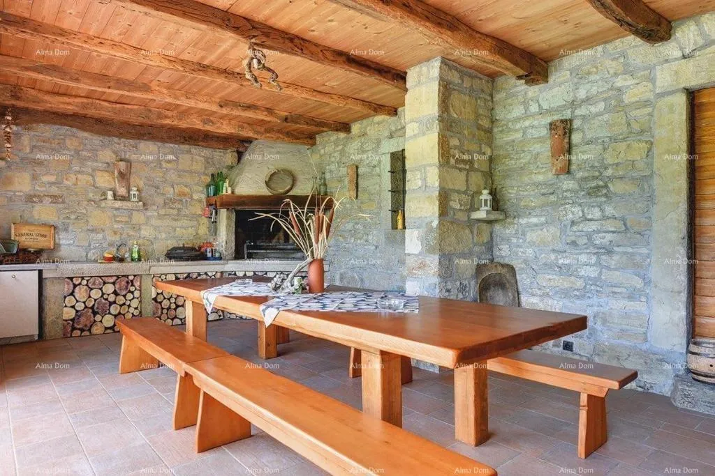 kuća prodaje se prekrasna vila sa bazenom u blizini pazina - slika 10