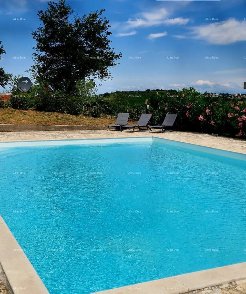 kuća buje – kuća s bazenom i panoramskim pogledom - slika 12