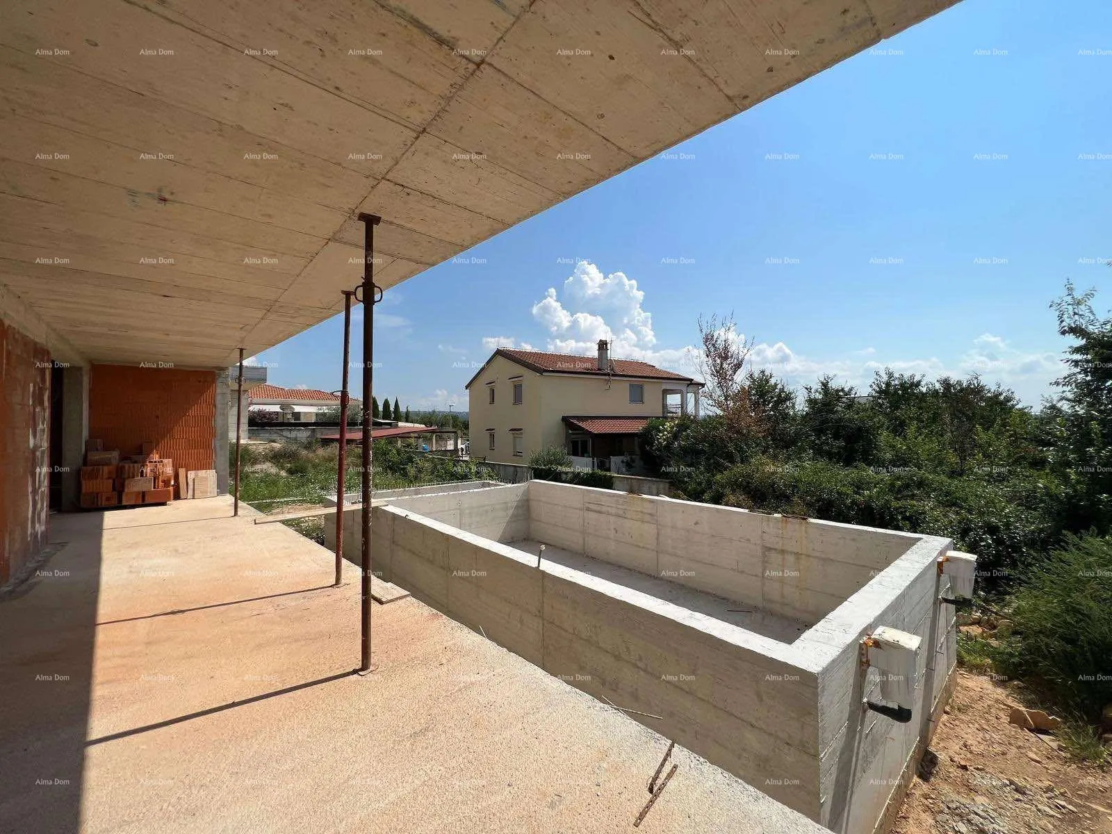 kuća vila s bazenom i pogledom na more, tar! - slika 19