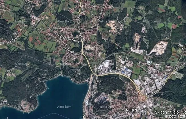 Građevinsko zemljište PULA, Valelunga - M1 mješovita zona