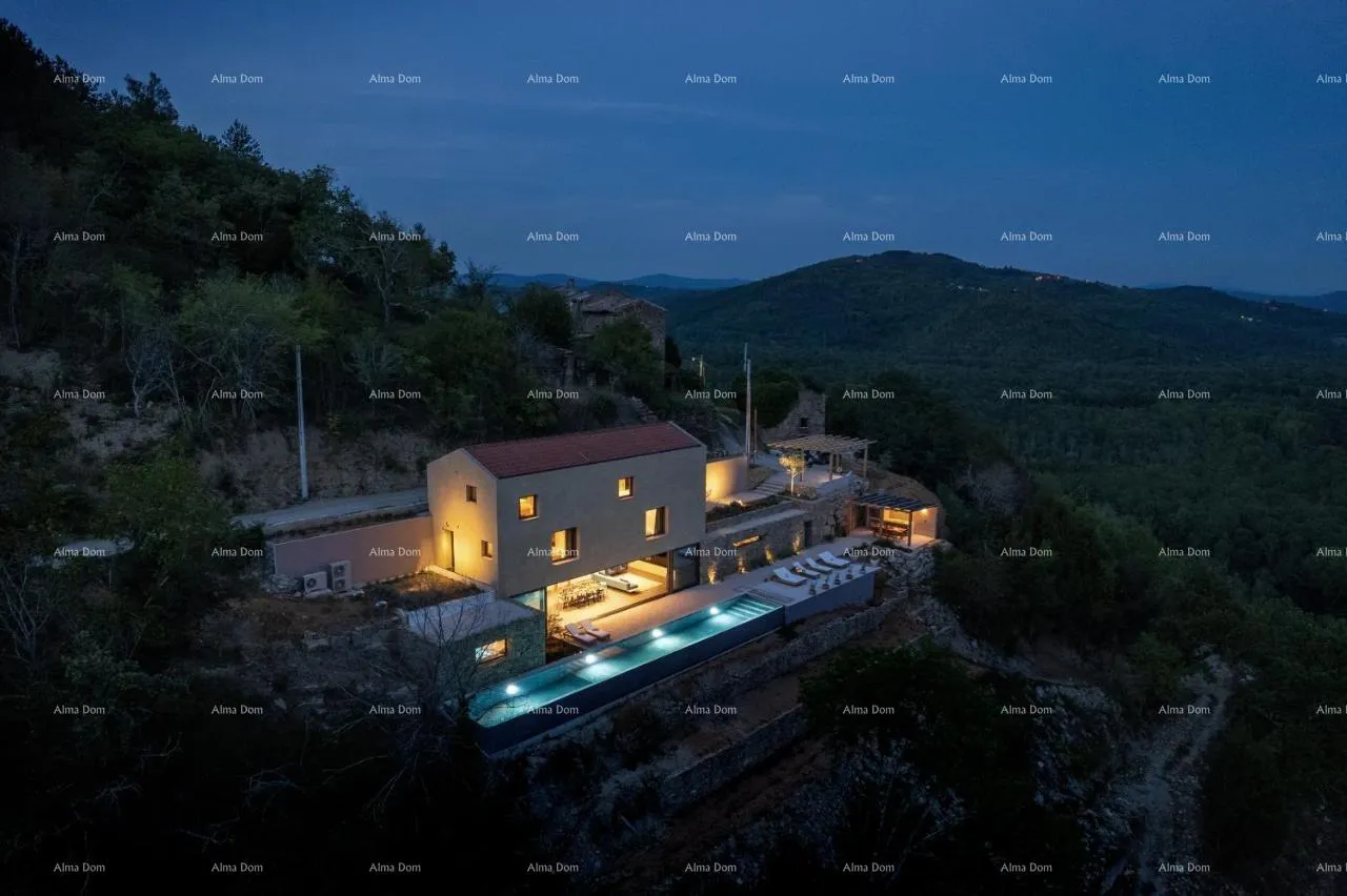 kuća luksuzna vila s pogledom na motovun! - slika 24