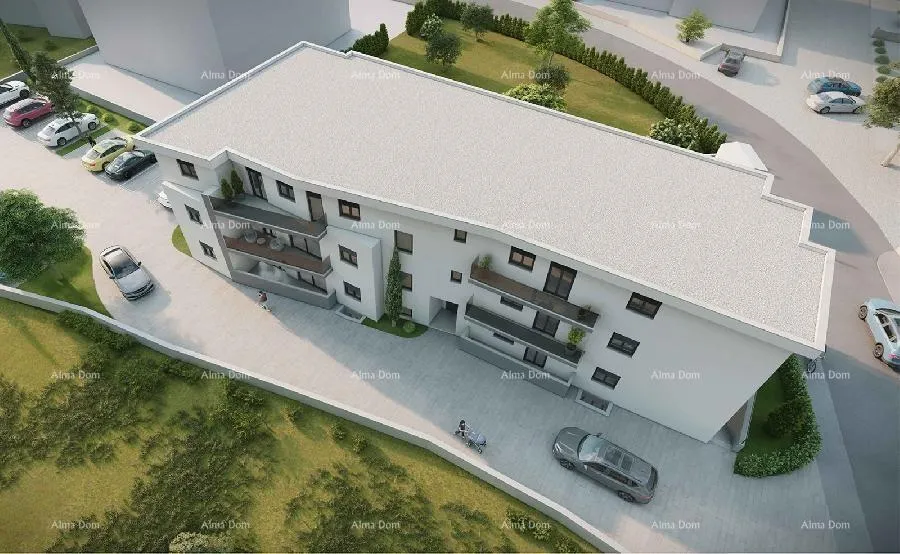 stan prodaja stana u novom stambenom projektu, s parkirnim mjestom - štinjan! - slika 9