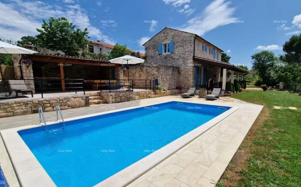kuća renovirana istarska kamena kuća s bazenom - slika 2