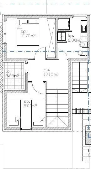 stan moderan dvoetažni apartman s pogledom na more u bloku c, blizina umaga! - slika 4