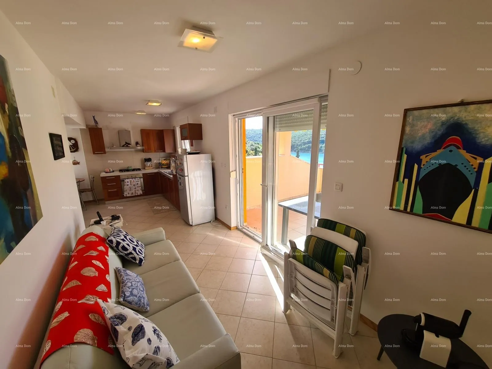 stan apartman sa otvorenim pogledom na uvalu i more. - slika 18