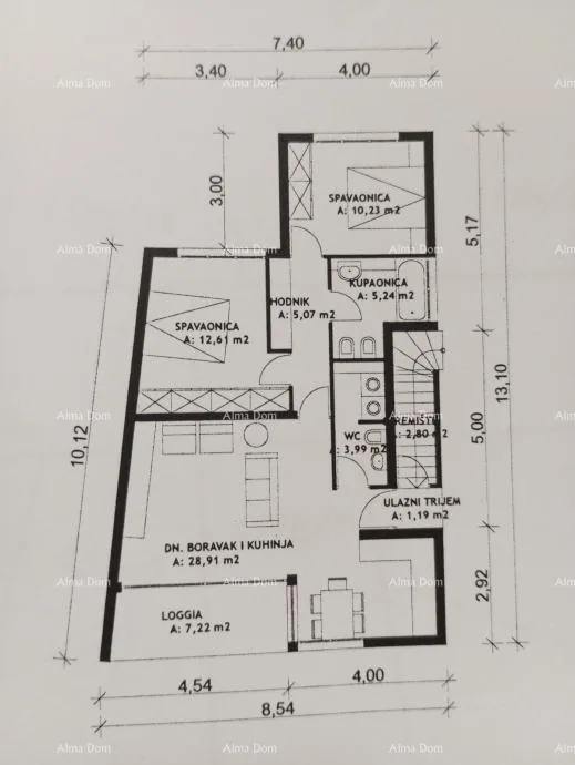 stan tar –stan 75 m² s vrtom - slika 14
