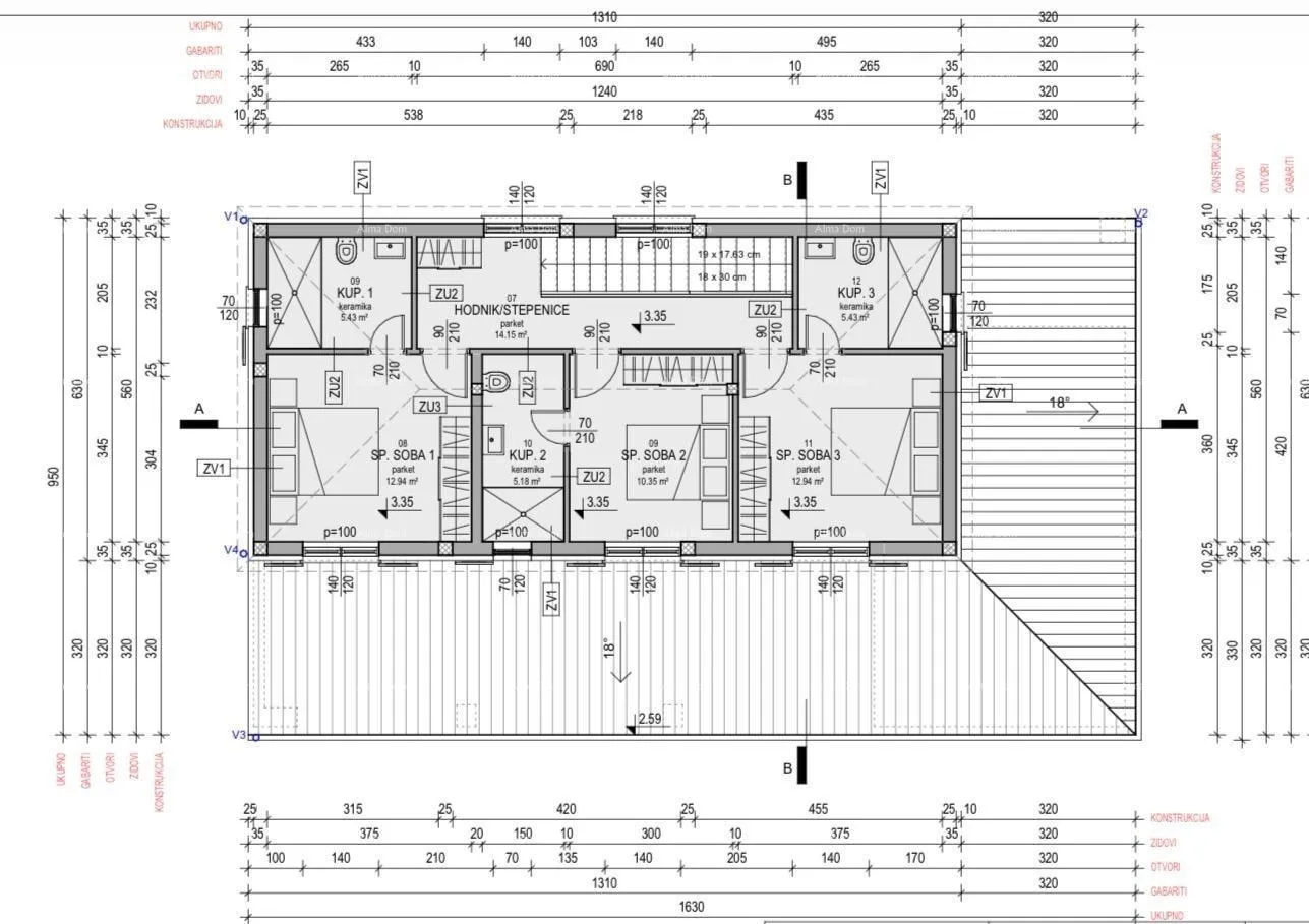 građevinsko zemljište građevinsko zemljište 680 m2 s pravomoćnom dozvolom, svetvinčenat - slika 6