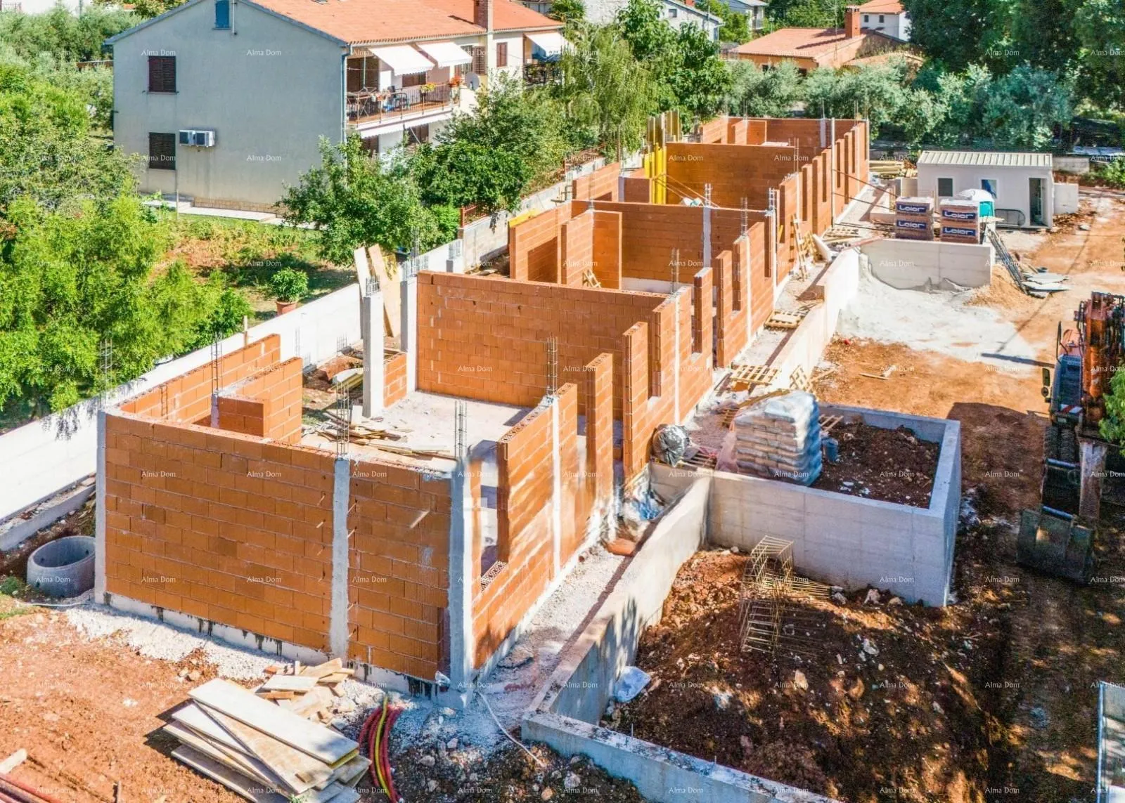 kuća poreč - moderna dvojna kuća s vlastitim zelenilom (kuća b) - slika 16