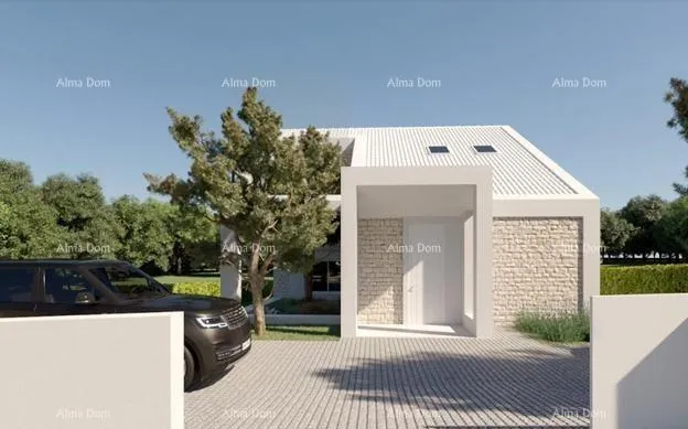 građevinsko zemljište prodaja zemljišta 511 m2 s građevinskom dozvolom i plaćenim doprinosima, medulin! - slika 5