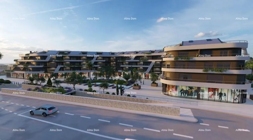 poslovni prostor prodaja poslovnog prostora u novom poslovno - stambenom projektu, poreč - slika 2