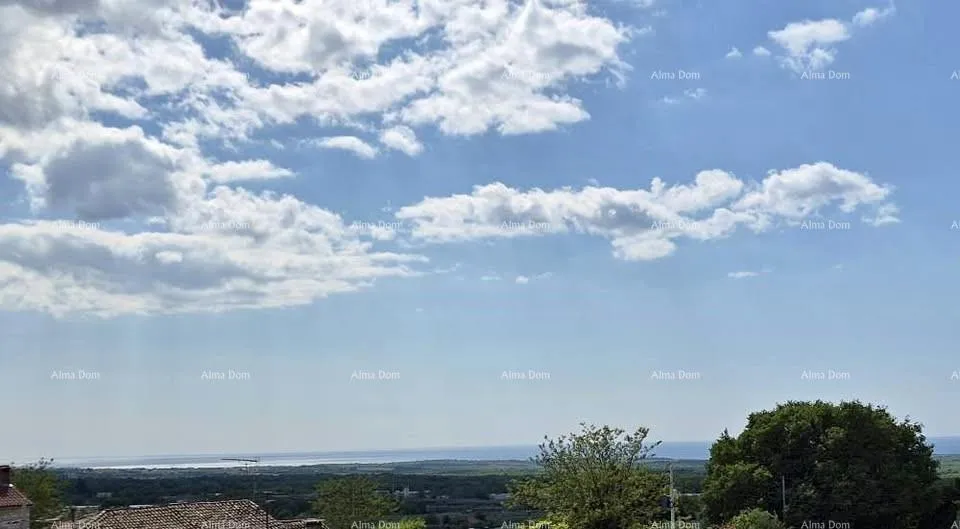 Građevinsko zemljište KAŠTELIR-LABINCI – Građevinsko zemljište s građevinskom dozvolom - Kaštelir, Kaštelir - Labinci