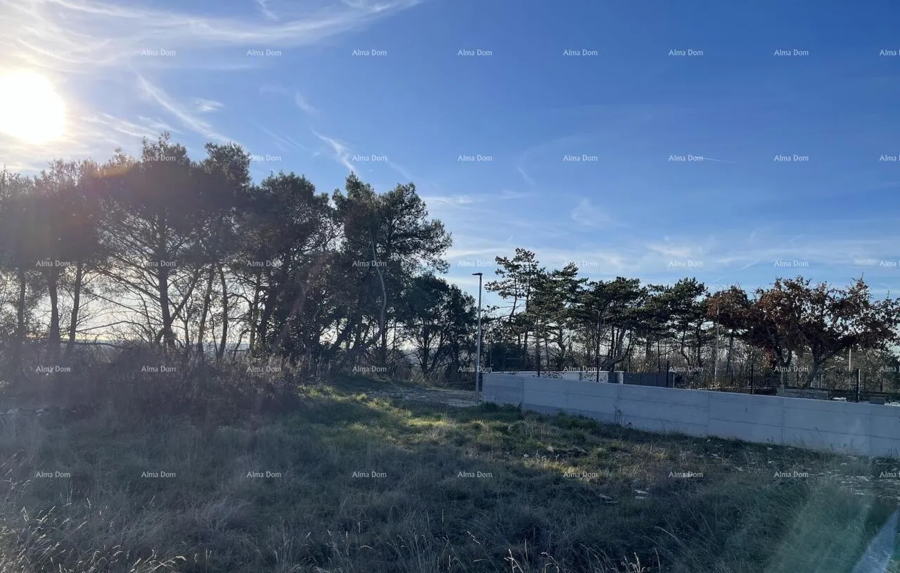 Građevinsko zemljište Jurcanija, Buje. Građevinsko zemljište s panoramskim pogledom