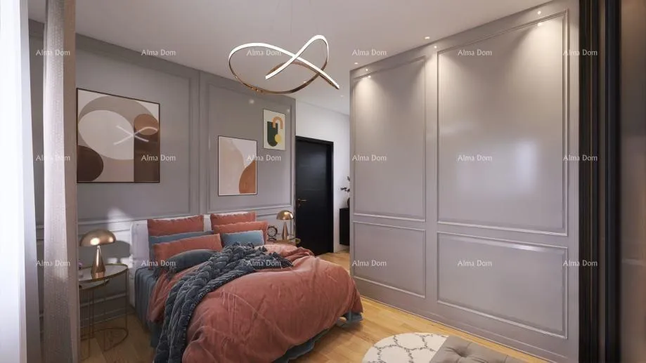 kuća marčana moderna vila s bazenom u gradnji. - slika 15