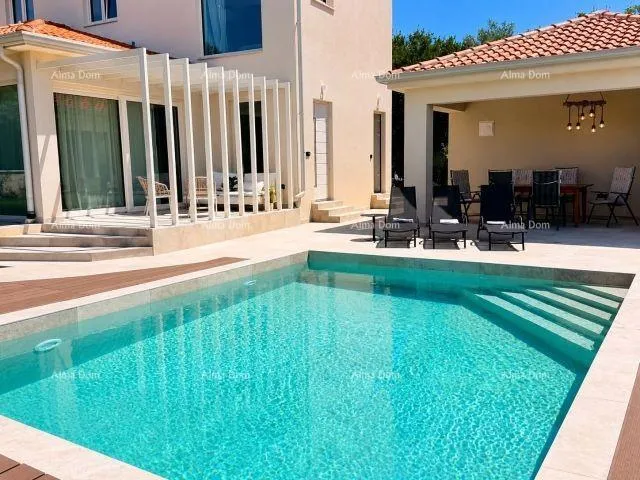 kuća moderna villa s bazenom – 5 km od mora, tar - slika 2