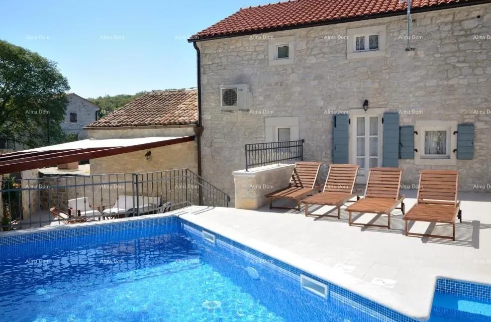 kuća rovinj (okolica) - blze kanfanaru. autentična kamena kuća s bazenom za prodaju - slika 2