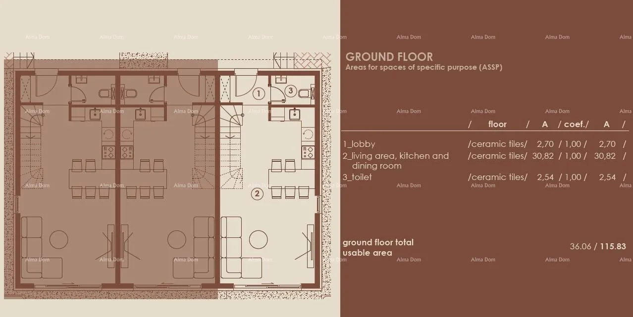 stan medulin, moderni troetažni apartman s pogledom na more, a3 - slika 6