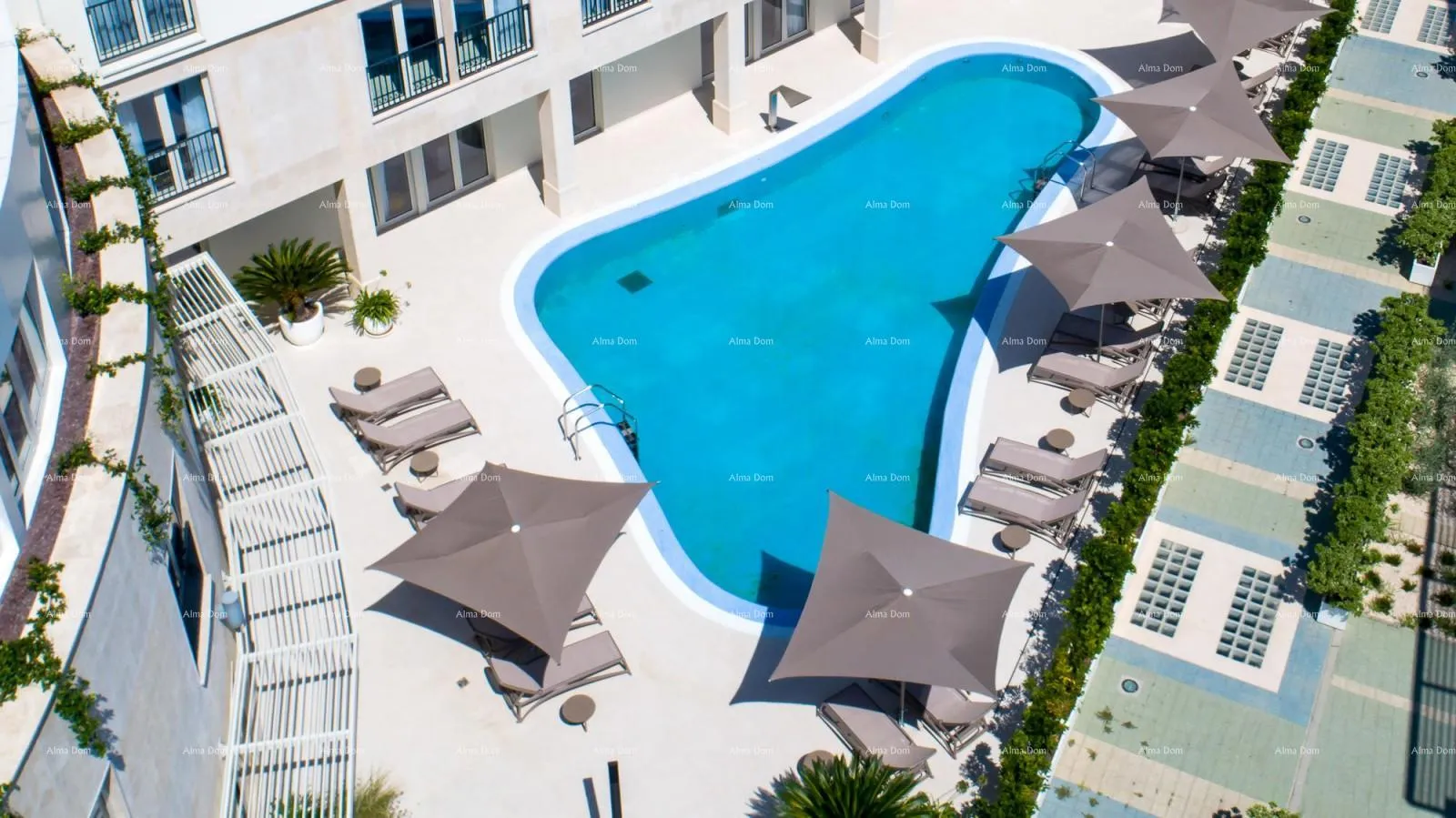 stan umag – apartman blizu mora u kompleksu s bazenom - slika 8