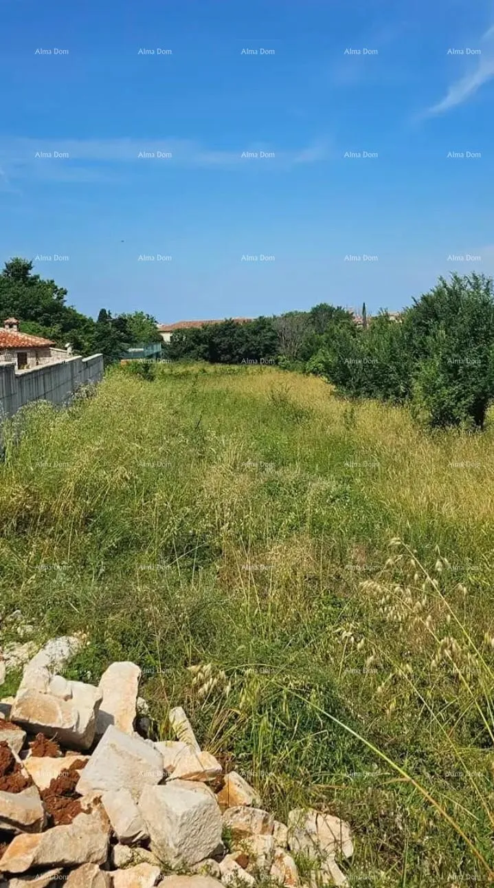 građevinsko zemljište vodnjan, prodajemo građevinsku parcelu površine 971 m2. - slika 2