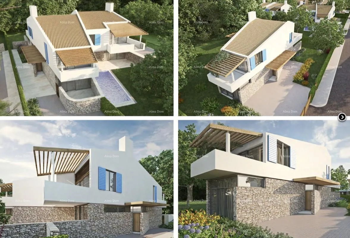 kuća prodaja resort-a s obiteljskim luksuznim vilama, labin - slika 3
