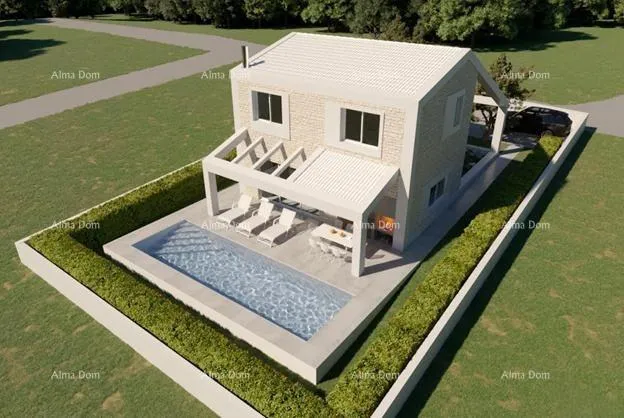 Građevinsko zemljište Prodaja zemljišta 511 m2 s građevinskom dozvolom i plaćenim doprinosima, Medulin!