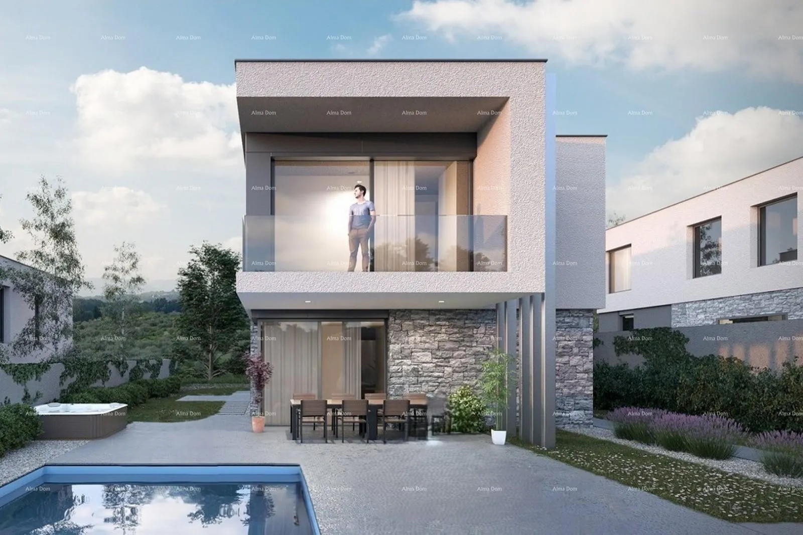 građevinsko zemljište pomer - prodaja građevinskog zemljišta blizu mora / projekt za premium vile - slika 4