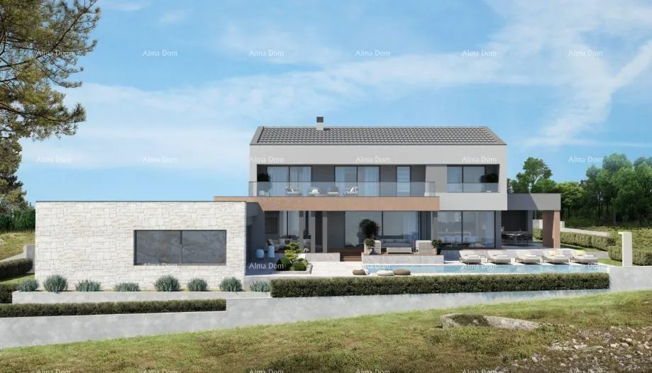 Građevinsko zemljište SVETI MARTIN, GRAĐEVINSKO ZEMLJIŠTE 1.031 m² S GRAĐEVINSKOM DOZVOLOM - Labin