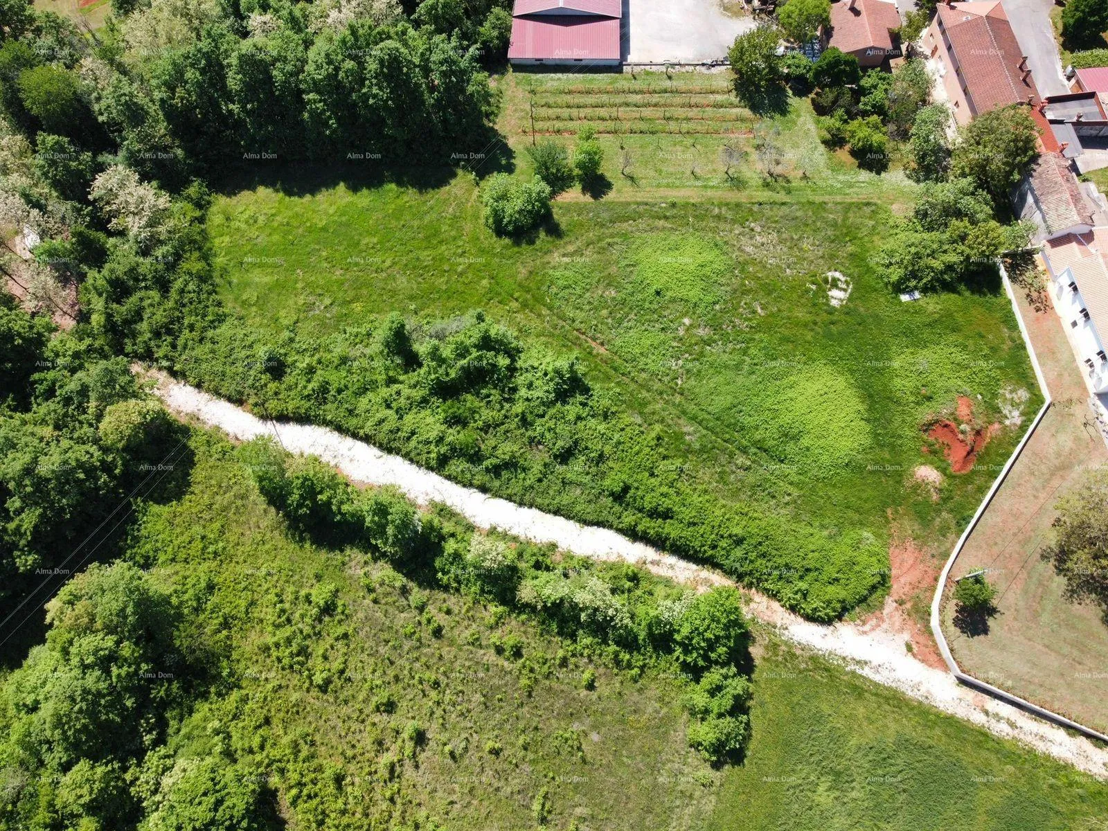 građevinsko zemljište barban - zemljište za gradnju s projektom (kuća s bazenom), 15 minuta do mora - slika 10
