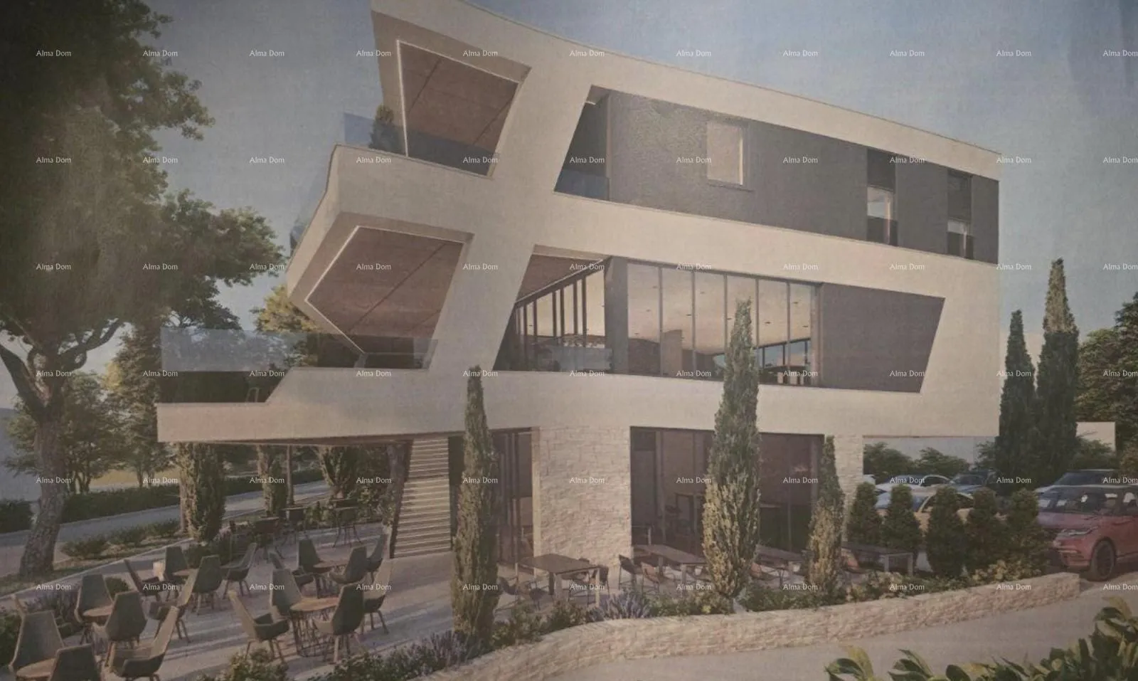 građevinsko zemljište prodaja građevinskog zemljišta s izrađenim projektom za izgradnju poslovne zgrade, medulin! - slika 4