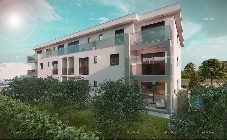 stan prodaja stana u novom stambenom projektu, s parkirnim mjestom - štinjan! - slika 8
