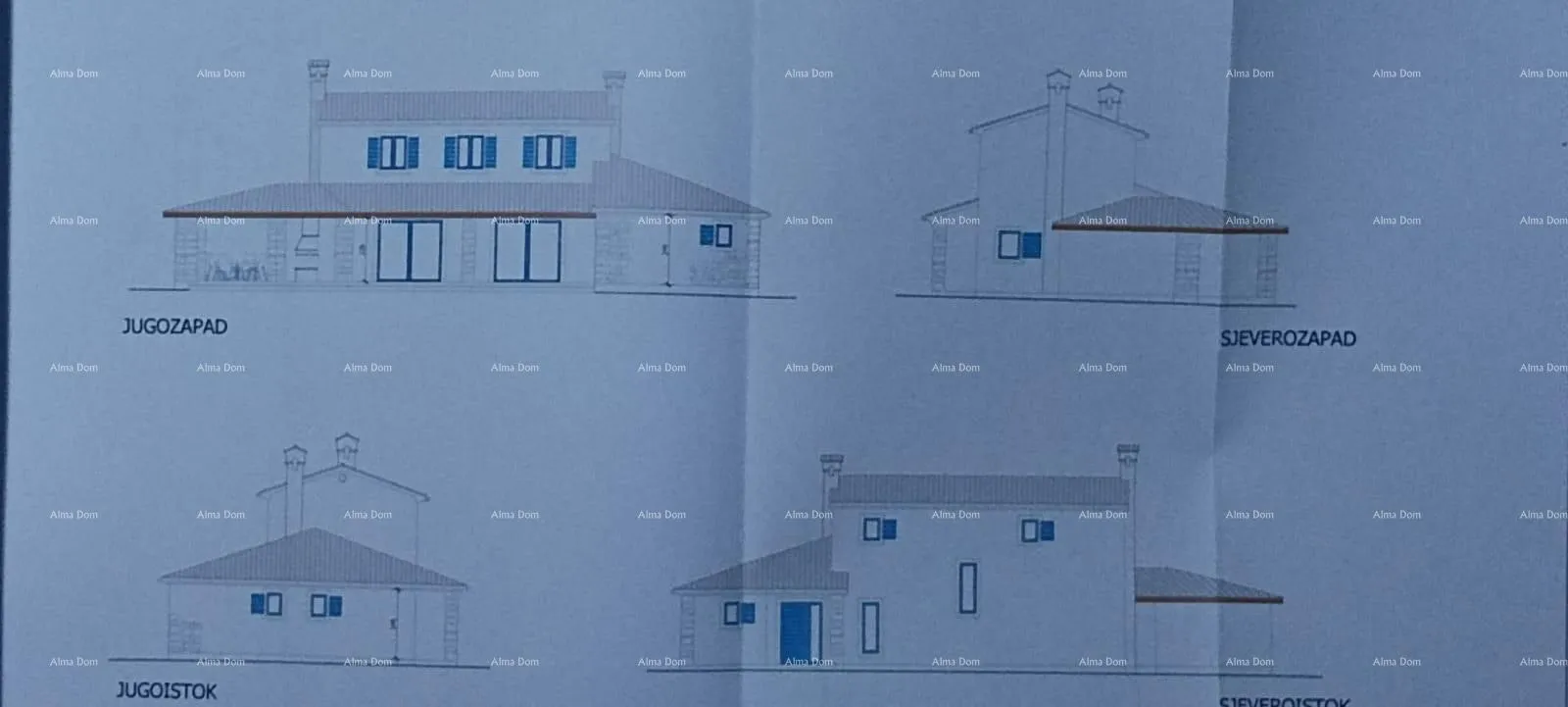 građevinsko zemljište atraktivna zemljišta s projektom u vodnjanu - slika 2