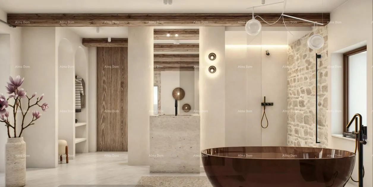 kuća kamena dalmatinska villa u staroj jezgri- idealna investicijska prilika- supetar! - slika 7