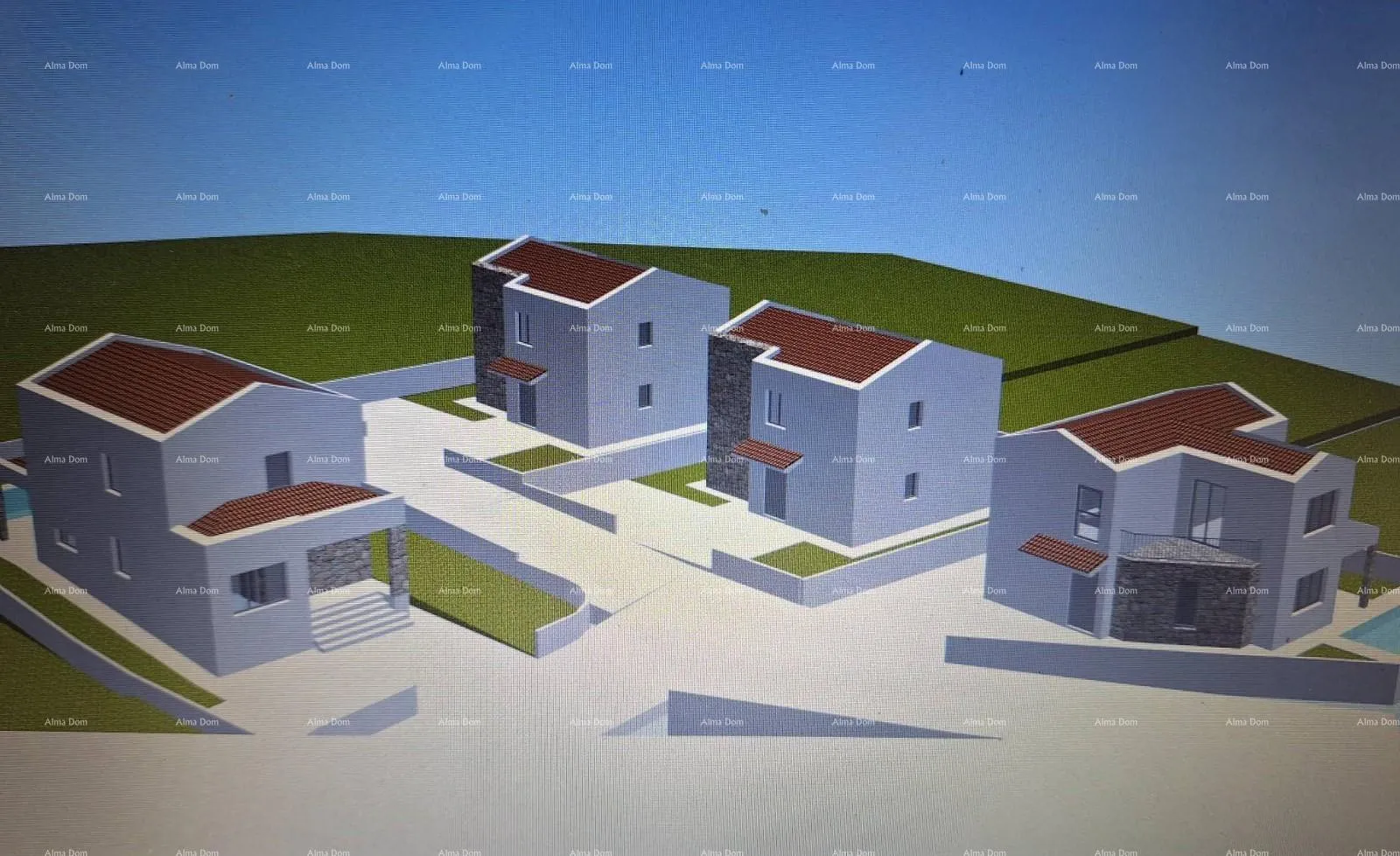 građevinsko zemljište prodaje se građevinsko zemljište sa projektima , filipana - slika 2
