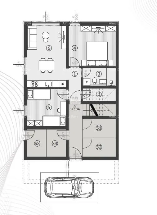 stan prodaja stanova u novom stambenom kompleksu, štinjan! 13a - slika 9