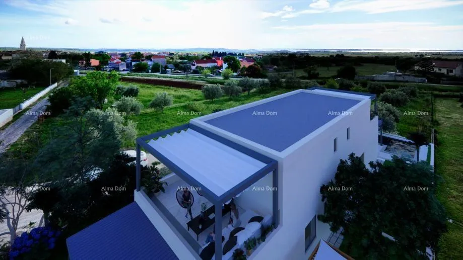 kuća prodajemo prekrasnu duplex kuću sa bazenom i sa pogledom na more i brijune, u galižani - slika 13