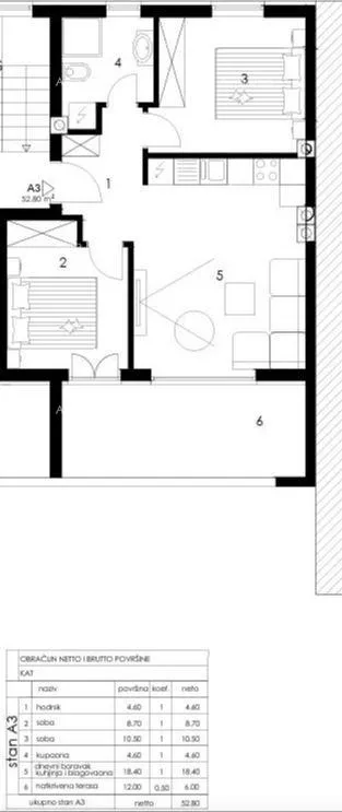 stan prodaja stanova u novom stambenom projektu, pula. valmade - slika 6