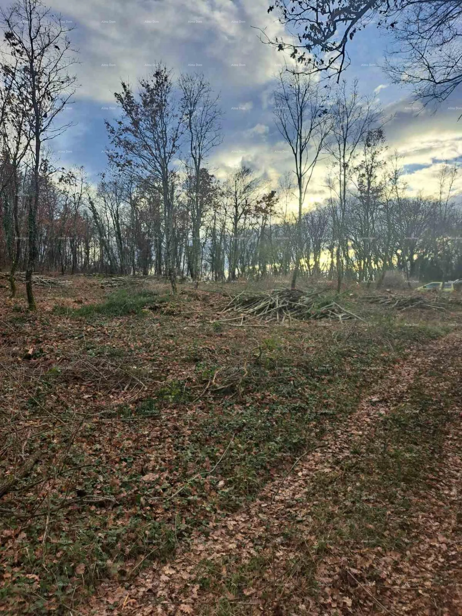 građevinsko zemljište građevinsko zemljište 1150 m², kringa, tinjan - slika 2