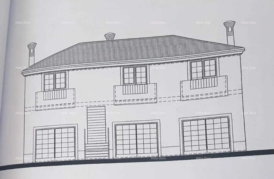 kuća umag. lijepa kuća sa šest apartmana. - slika 15