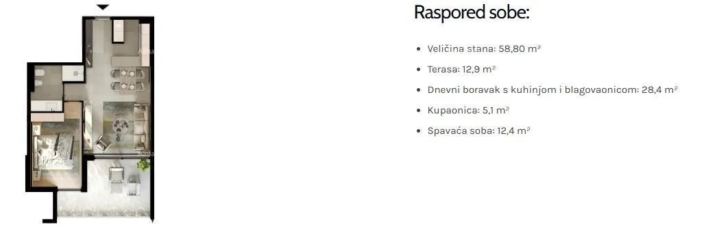 stan umag! moderan stan u vrhunskom stambenom kompleksu blizu mora, s33 - slika 9