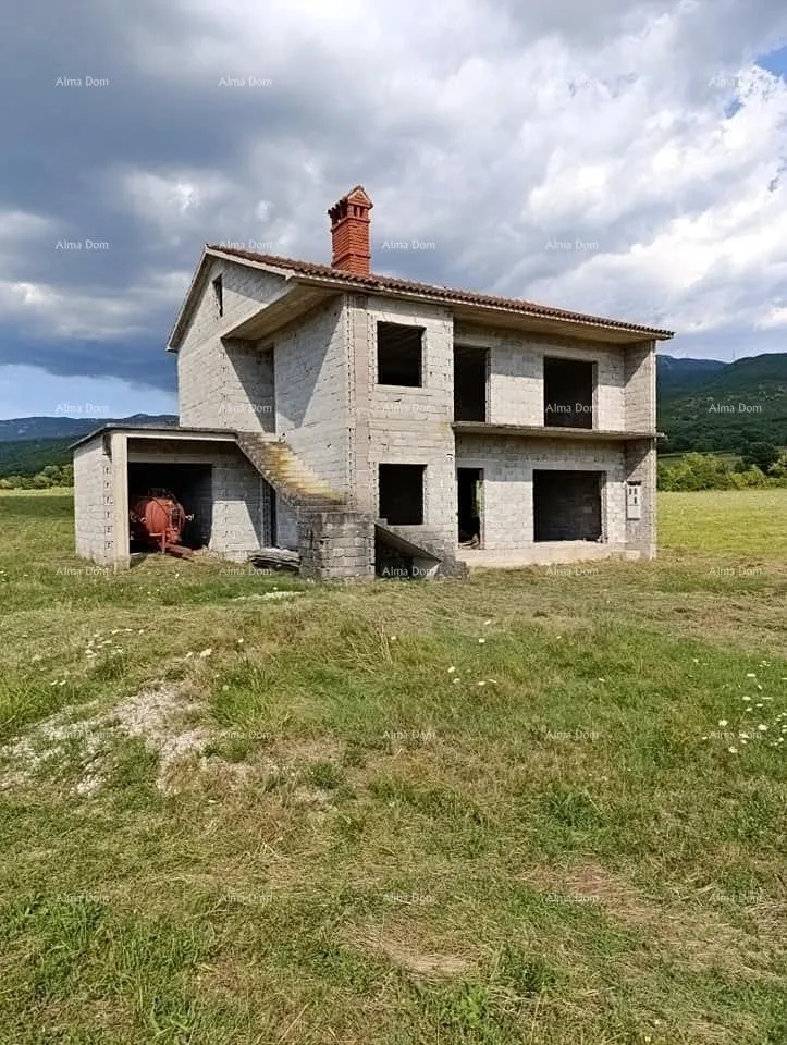Kuća Prodaje se kuća u fazi izgradnje, blizu Lupoglava