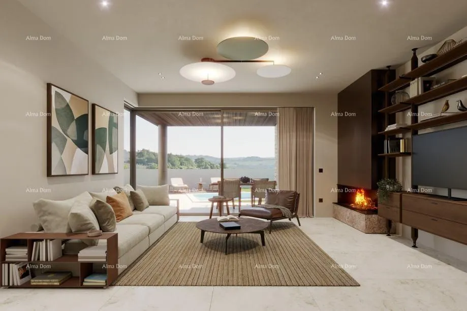 kuća bale. moderna kuća u nizu s bazenom, 148,56 m² - slika 7