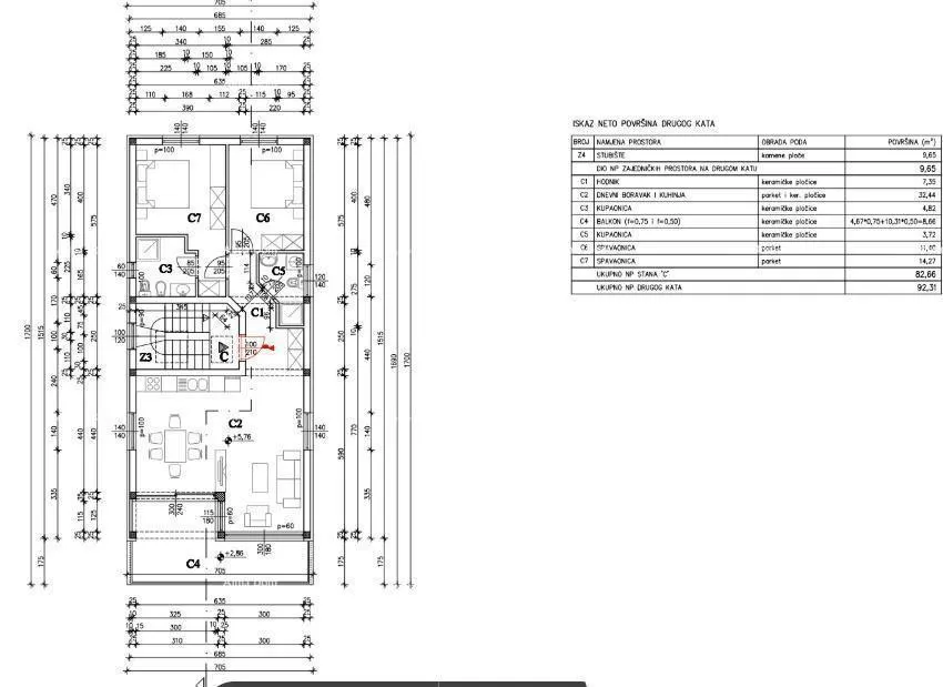 stan medulin, mukalba – ekskluzivan penthouse 104,76 m² u novogradnji uz more - slika 27