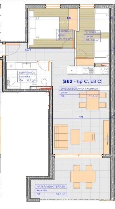 stan umag! moderan stan u vrhunskom stambenom kompleksu blizu mora, s62 - slika 7