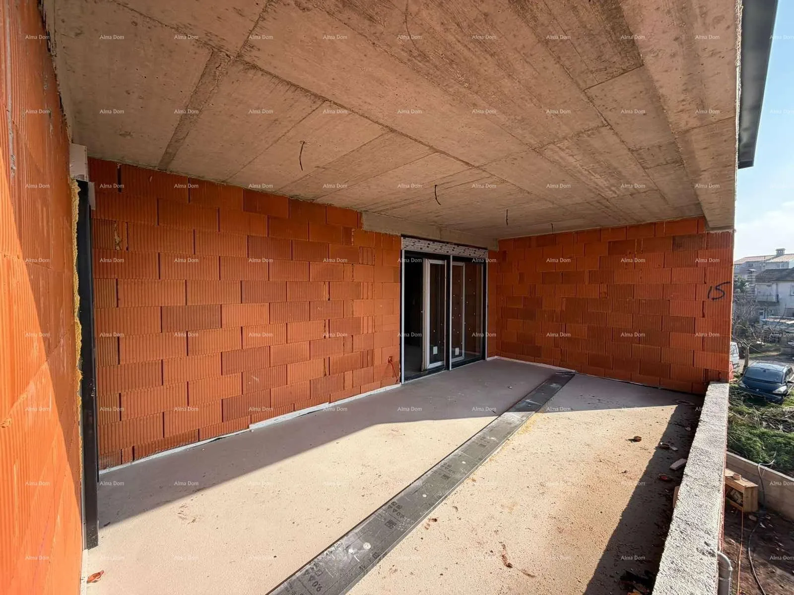 stan penthouse, stan 132m2, garaža + pm, u novom stambenom kompleksu, valdebek, pula! - slika 14