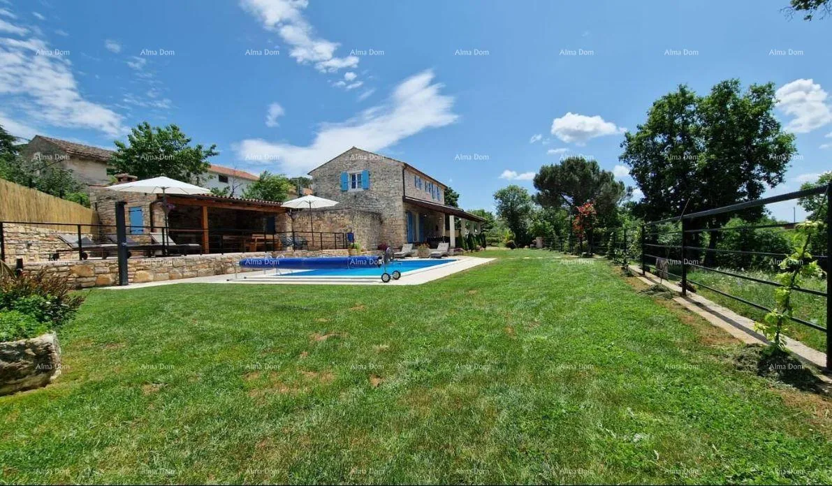 kuća renovirana istarska kamena kuća s bazenom. lovreč. - slika 8