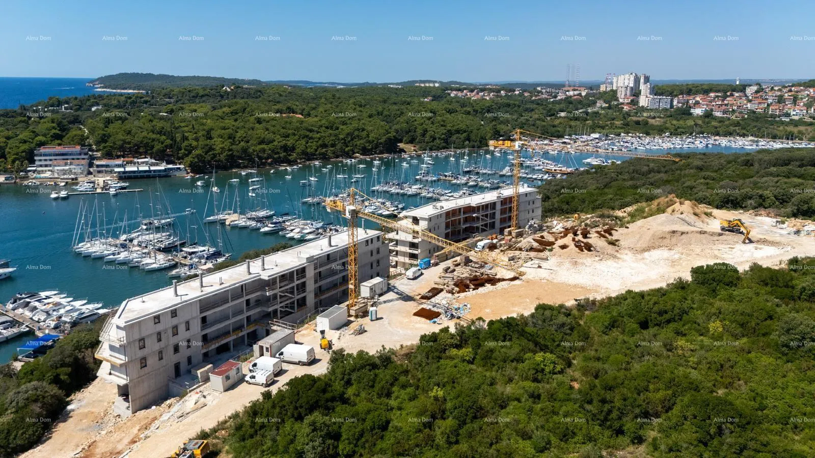stan prodaja modernih stanova u ekskluzivnoj zgradi sa pogledom na marinu, pula! - slika 19