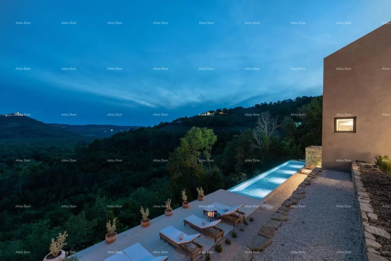 kuća luksuzna vila s pogledom na motovun! - slika 20