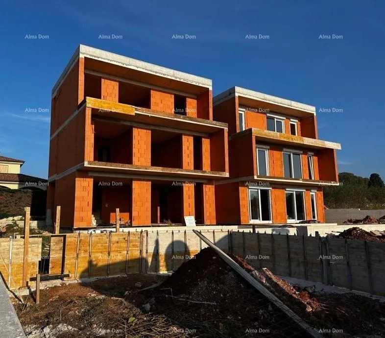 kuća moderna novogradnja s dva stana i panoramskim pogledom na more – žbandaj, poreč - slika 13