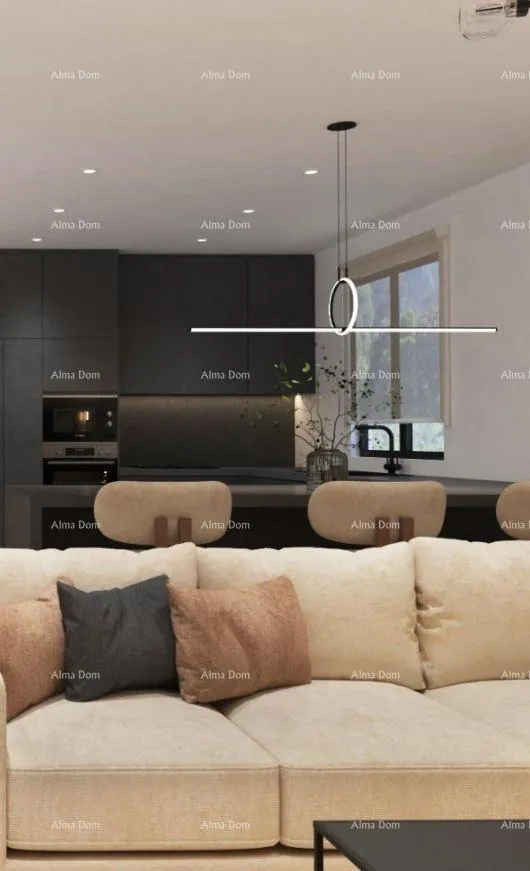 stan premantura – penthouse s privatnim ulazom i pogledom na more - slika 1