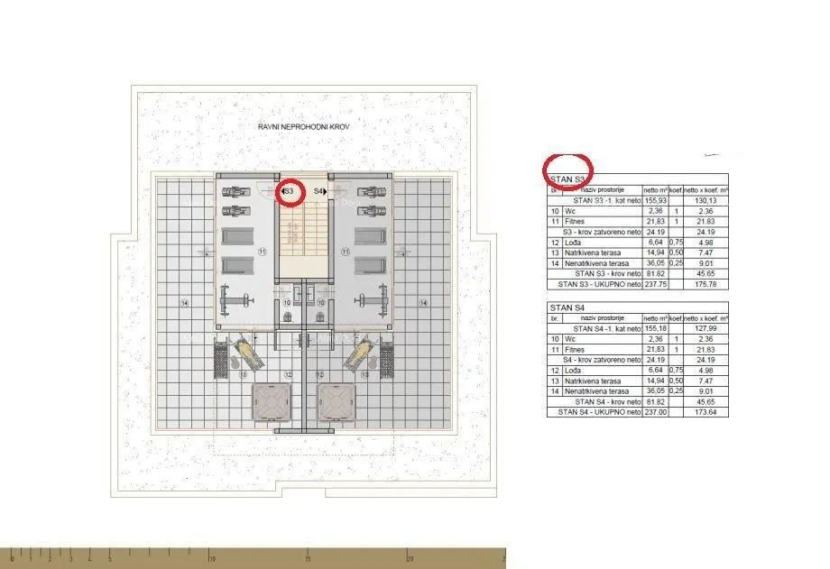 stan luksuzni dvoetažni stan u rovinju – 237,75 m² (netto 175,78 m²) - slika 8